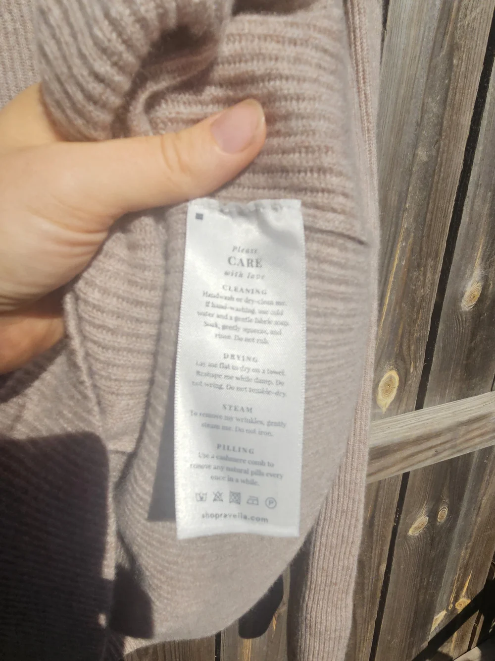 Ravella Valentina Cardigan 100%  Cashmere Pearl Buttons Luxe Oatmeal Size Large